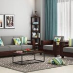 Sheesham Wooden Sofa Set 5 Seater for Living Room Bedroom