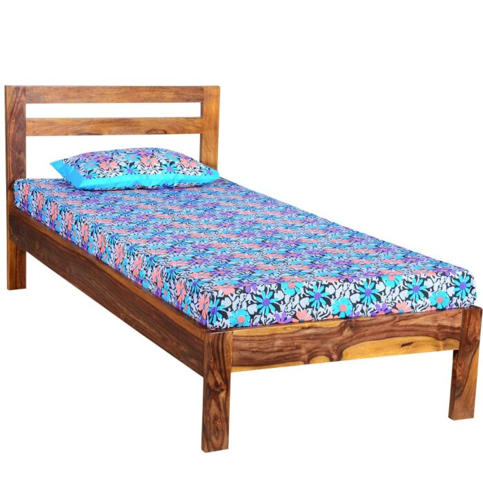 Wood Single Bed for Bedroom