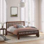 Sheesham Wood King Size Bed Without Storage for Bedroom