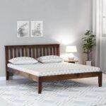 Solid Sheesham Wood King Size Bed 4 (Provincial Teak Finish)
