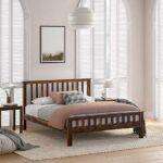 Sheesham Wood Double Cot Bed Honey Finish