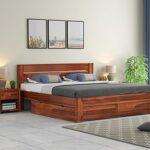 Solid Wooden Cot Bed with Drawer Storage