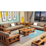 Teak Wood Sofa Set
