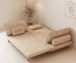 Modern Loveseat Pullout Wood Sleeper sofa (1)