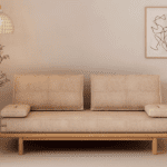 Modern Loveseat Pullout Wood Sleeper sofa (7)
