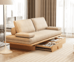 Wooden Pull Out Sofa Cum Bed With Drawers Storage (1)