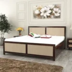 SHEESHAM WOOD KING BED WITH STORAGE