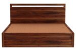 Navya Solid Wood King Bed with Box Storage - Image 2