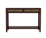 Solid Sheesham Wood Console Table Walnut Finish For Living Room (4)